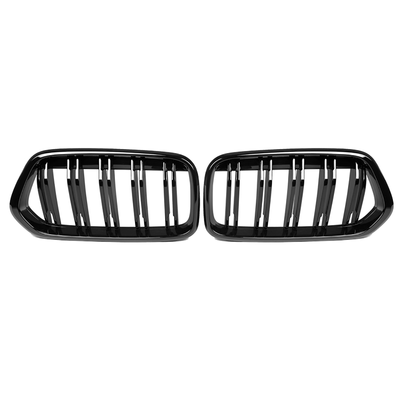 Nieren Grill glanz Schwarz Doppelsteg passend für BMW X2 F39