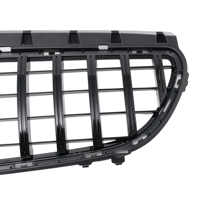 Kühlergrill glanz Schwarz GT Panamericana passend für Mercedes B-Klasse W246 W242 Facelift