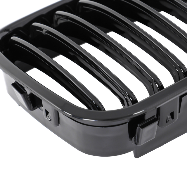 Nieren Grill glanz Schwarz Einzelsteg passend für BMW 3er E46 Vorfacelift