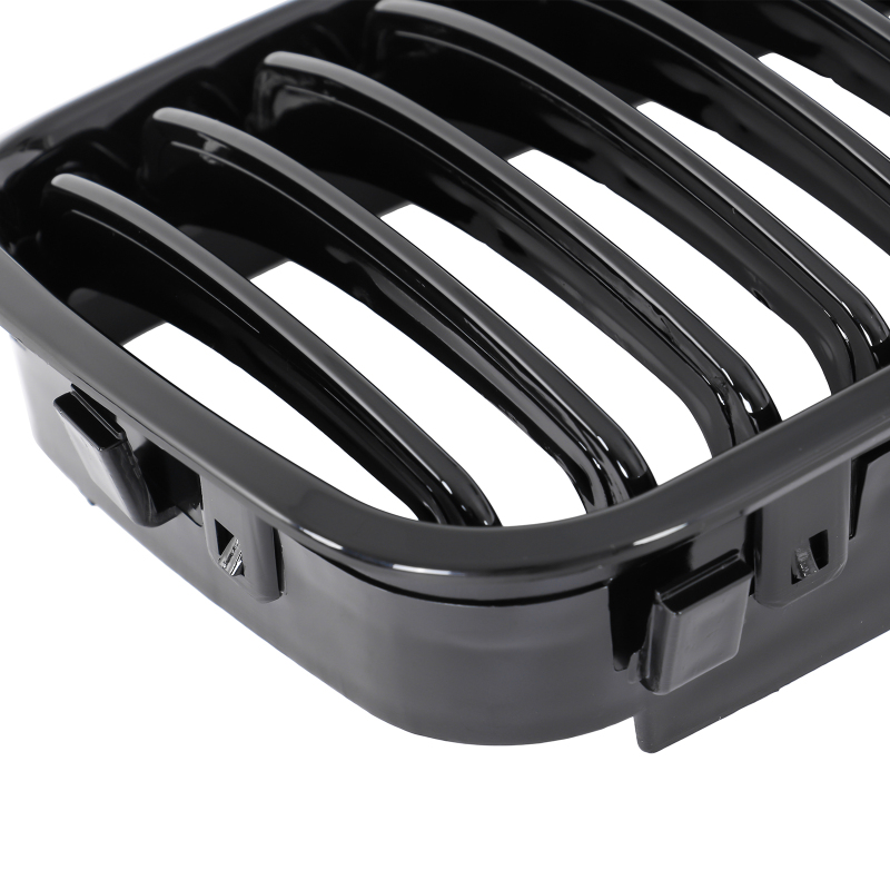 Nieren Grill glanz Schwarz Einzelsteg passend für BMW 3er E46 Vorfacelift