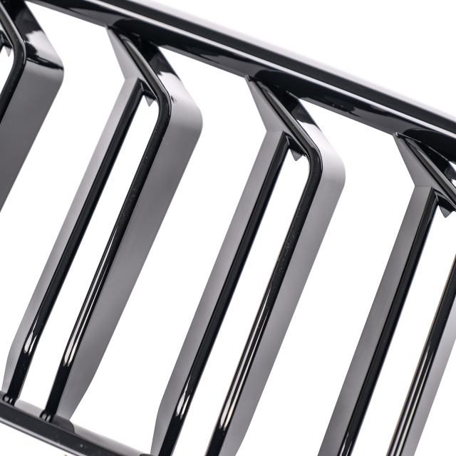 Nieren Grill glanz Schwarz Spezifisch Doppelsteg passend für BMW 5er G30 G31 Facelift