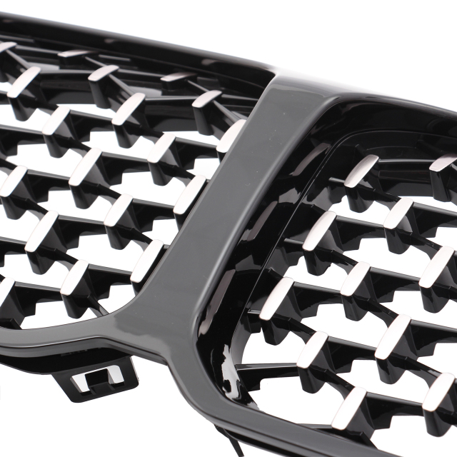 Nieren Grill Schwarz Chrom Mesh-Design passend für BMW 1er F40