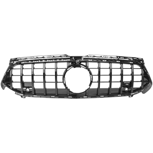 Kühlergrill glanz Schwarz GT Panamericana passend für Mercedes A-Klasse W177 V177 Facelift