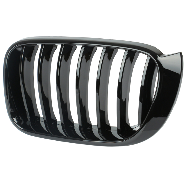 Nieren Grill glanz Schwarz Einzelsteg passend für BMW X3 F25 F26 Facelift