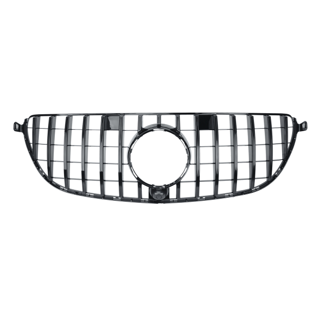 Kühlergrill glanz Schwarz GT Panamericana passend für Mercedes GLE W166 C292 AMG63