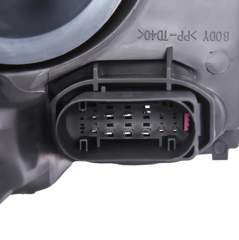 Front Scheinwerfer Rechts für Ford Focus MK3 Facelift Schwarz Hauptscheinwerfer