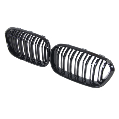 Nieren Grill glanz Schwarz Doppelsteg passend für BMW 1er F20 F21 Facelift