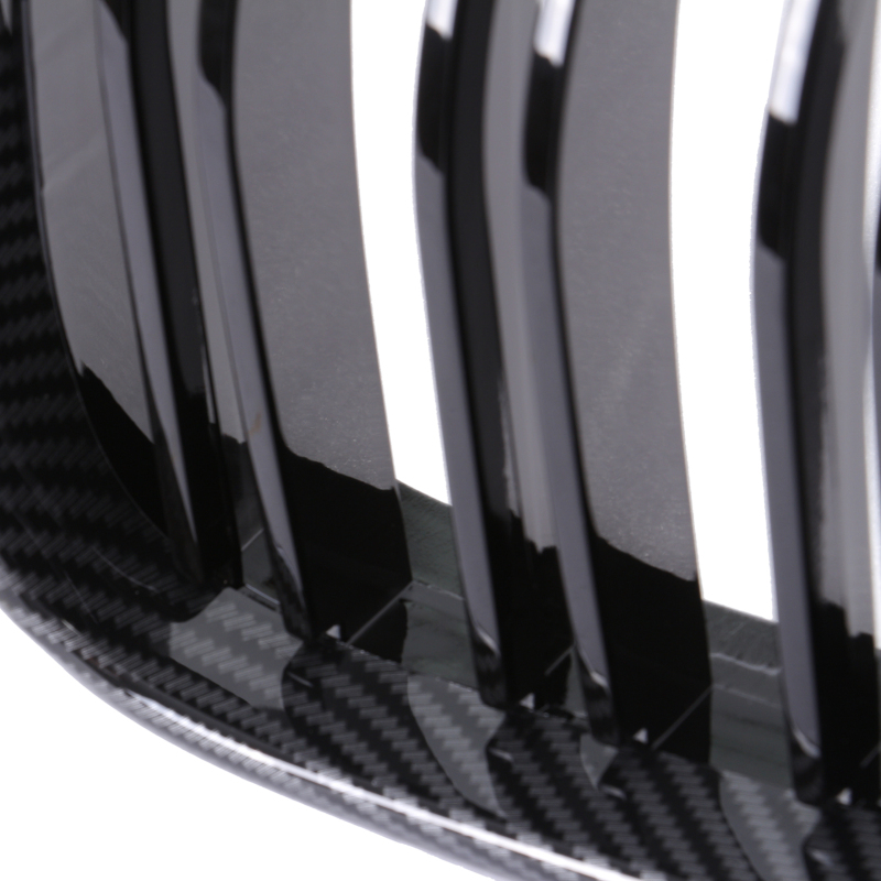 Nieren Grill Carbon Look Doppelsteg passend für BMW 5er E39