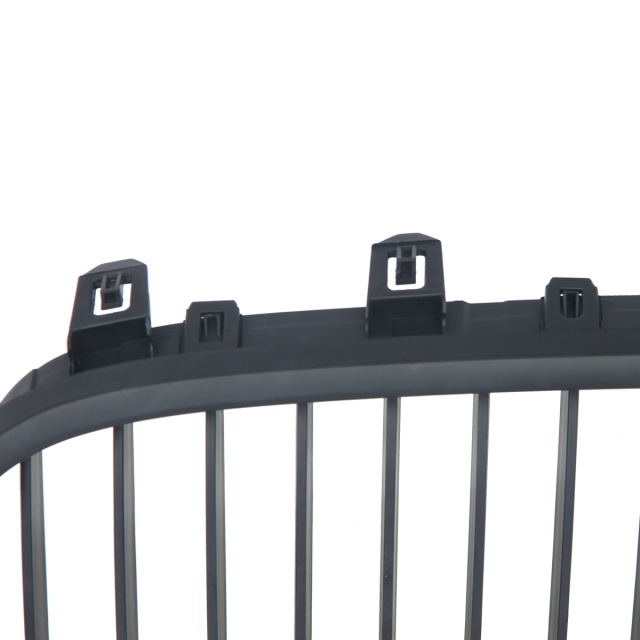 Nieren Grill matt Schwarz Einzelsteg passend für BMW 5er E60 E61