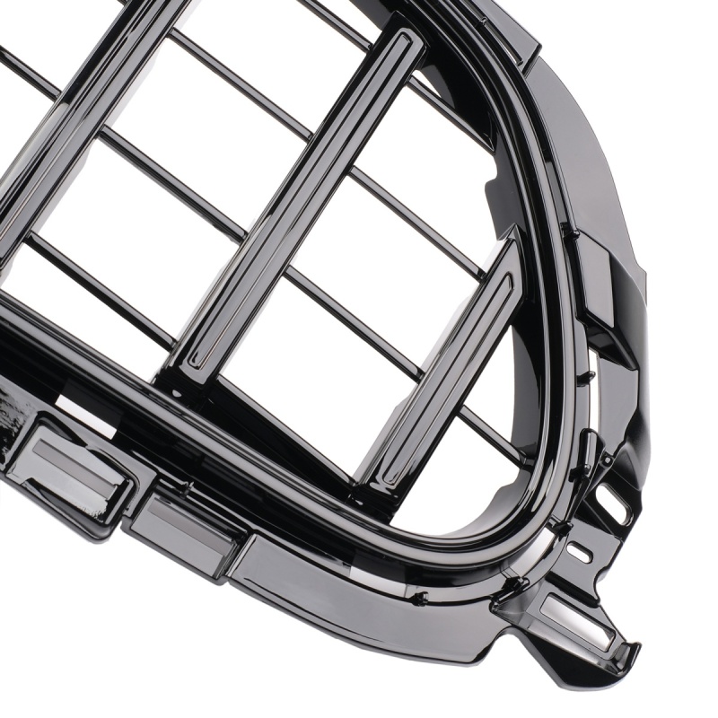 Kühlergrill glanz Schwarz GT Panamericana passend für Mercedes E-Klasse W213 S213 C238 A238 Facelift AMG-Paket