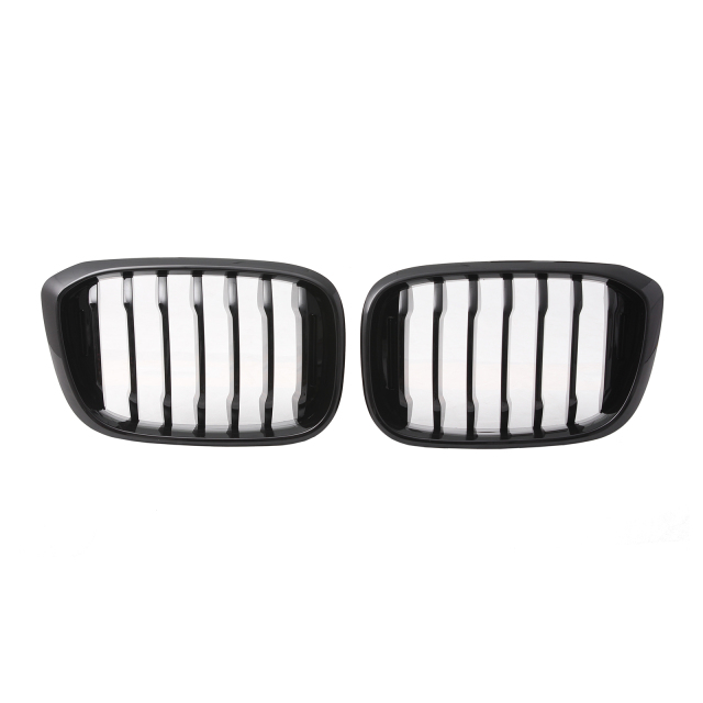 Nieren Grill glanz Schwarz Einzelsteg passend für BMW X3 G01 G02 Vorfacelift