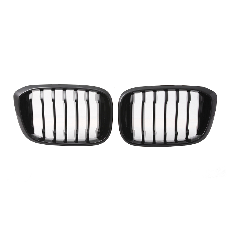 Nieren Grill glanz Schwarz Einzelsteg passend für BMW X3 G01 G02 Vorfacelift