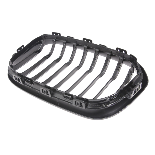 Nieren Grill glanz Schwarz Einzelsteg passend für BMW 1er F20 F21 Facelift