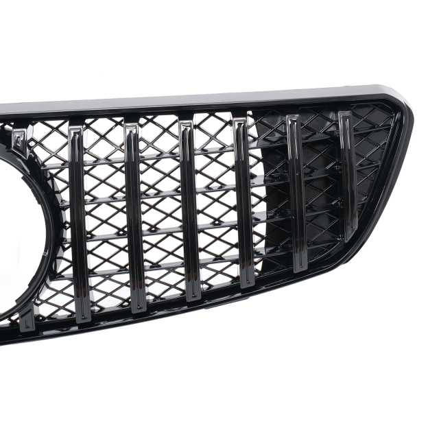 Kühlergrill glanz Schwarz GT Panamericana passend für Mercedes R-Klasse R251 V251 Vorfacelift