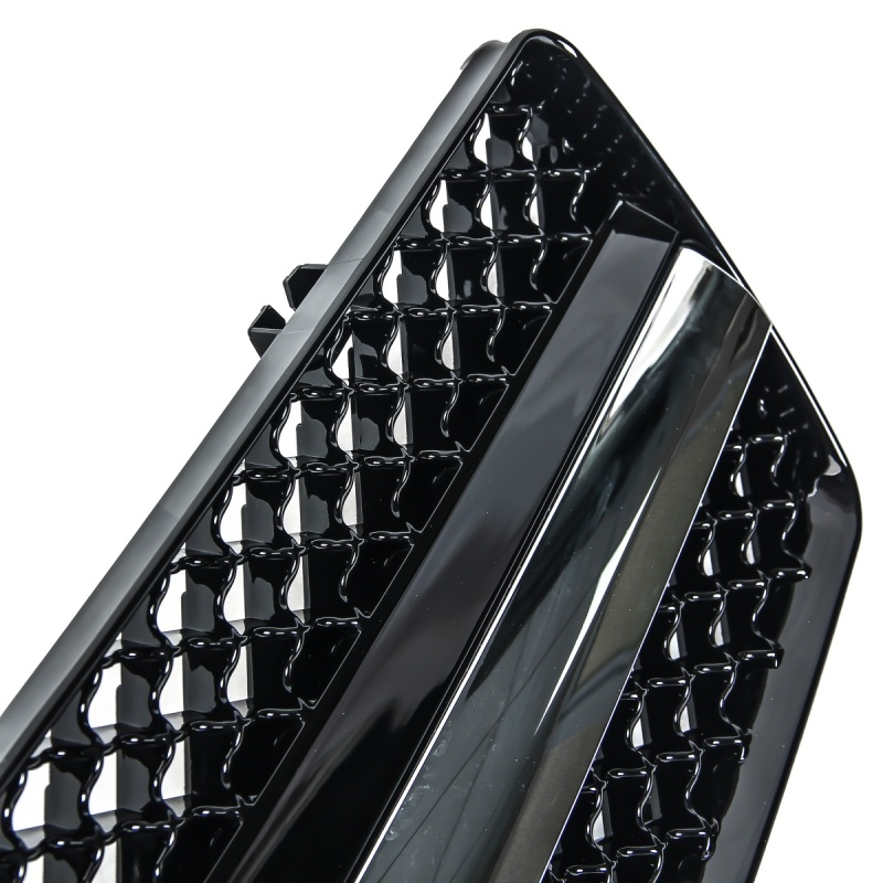 Kühlergrill glanz Schwarz Chrom AMG Look passend für Mercedes SL R129