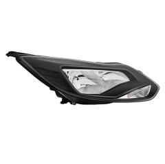 Front Scheinwerfer Rechts für Ford Focus MK3 10-14 Schwarz Hauptscheinwerfer