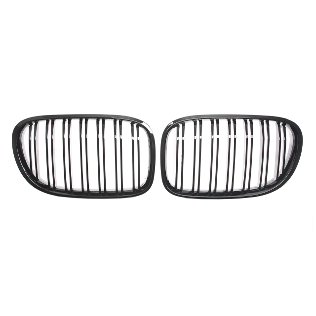 Nieren Grill glanz Schwarz Einzelsteg passend für BMW 7er F01 F02 F03 F04
