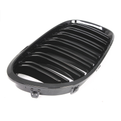 Nieren Grill glanz Schwarz Einzelsteg passend für BMW 7er F01 F02 F03 F04