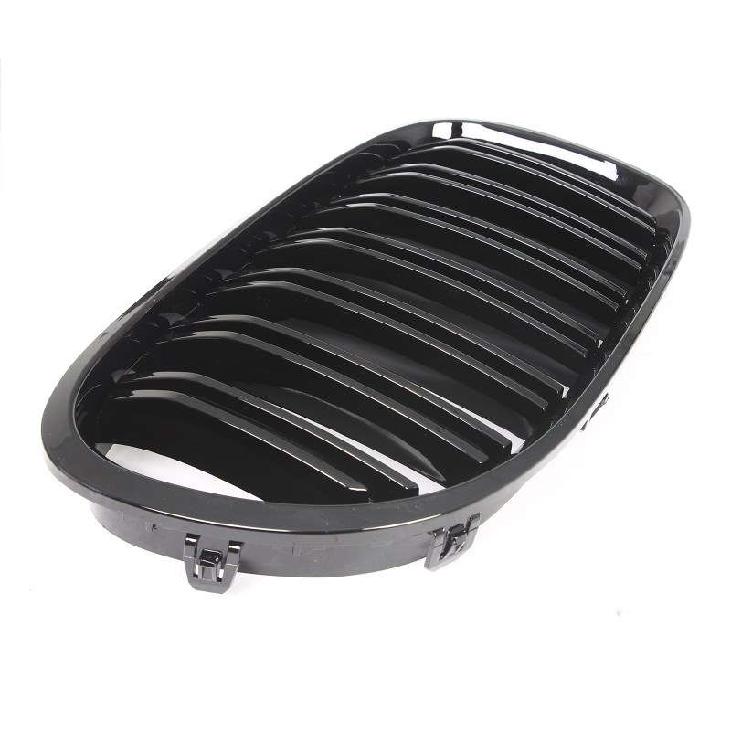 Nieren Grill glanz Schwarz Einzelsteg passend für BMW 7er F01 F02 F03 F04