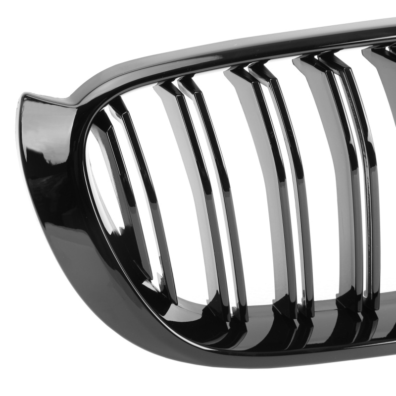 Nieren Grill glanz Schwarz Doppelsteg passend für BMW X3 F25 F26 Facelift