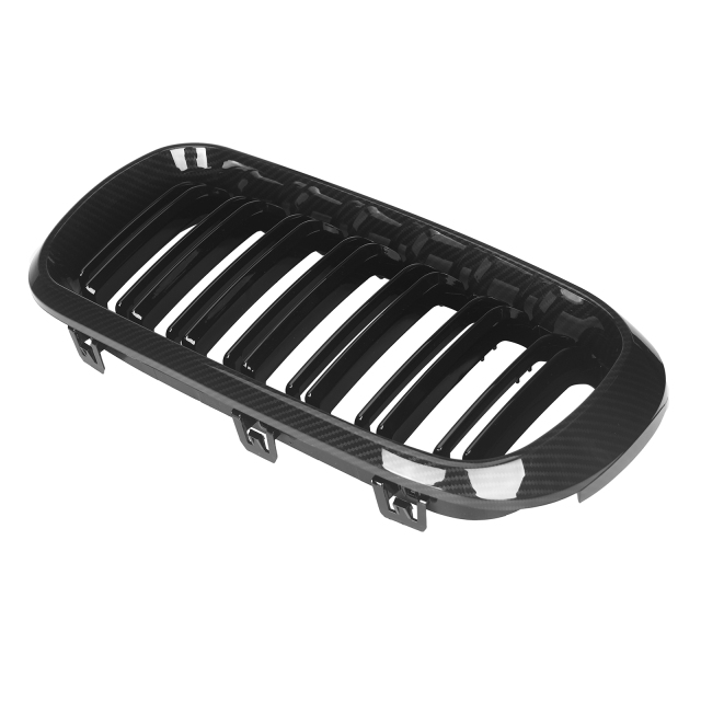 Nieren Grill Carbon Look Doppelsteg passend für BMW X5 F15 F16