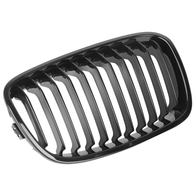 Nieren Grill glanz Schwarz Einzelsteg passend für BMW 1er F20 F21 Vorfacelift