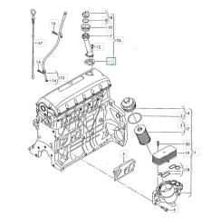 Ventildeckeldichtung Schrauben Oeleinfüllrohr Dichtring VW T5 2.5 TDI AXD AXE BLJ