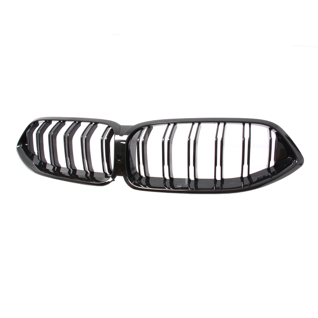 Nieren Grill glanz Schwarz Doppelsteg passend für BMW 8er G15 G14 G16 F92 F91 F93