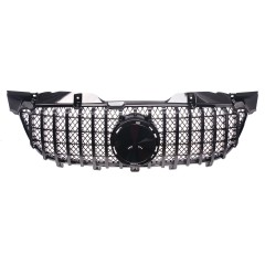 Kühlergrill glanz Schwarz GT Panamericana Grill Passend für Mercedes-Benz Sprinter W906 Vorfacelift Bj. bis 08.2013 mit Netz