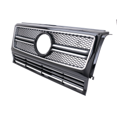 Kühlergrill glanz Schwarz AMG Look passend für Mercedes G-Klasse W463