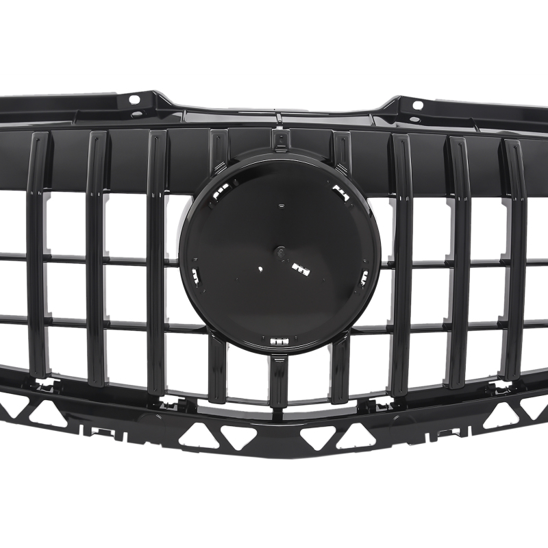 Kühlergrill Glanz Schwarz GT Panamericana Grill Passend für Mercedes-Benz Sprinter W906 Facelift Bj. ab 09.2013-