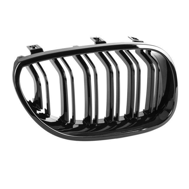 Nieren Grill glanz Schwarz Doppelsteg passend für BMW 5er E60 E61