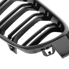 Nieren Grill glanz Schwarz Doppelsteg passend für BMW 3er F30 F31