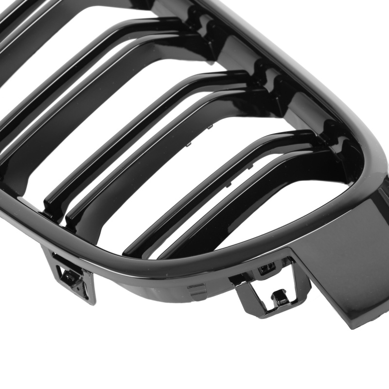 Nieren Grill glanz Schwarz Doppelsteg passend für BMW 3er F30 F31