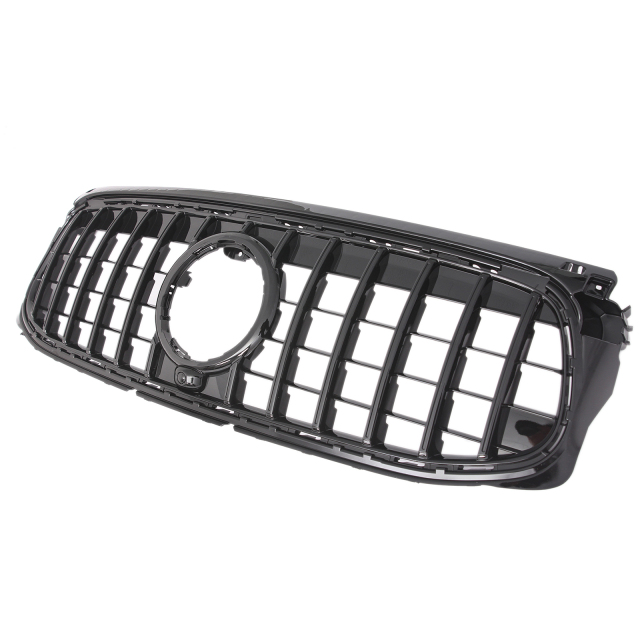 Kühlergrill glanz Schwarz GT Panamericana passend für Mercedes GLB X247 AMG-Paket