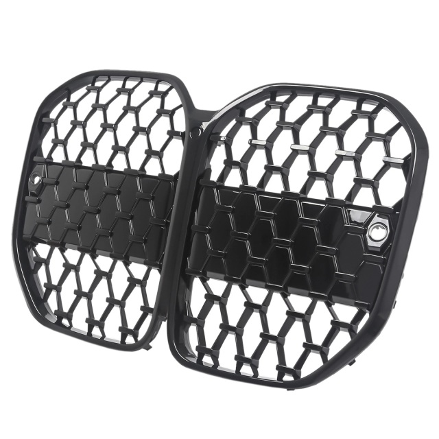 Nieren Grill glanz Schwarz Mesh-Design passend für BMW 4er G22 G23