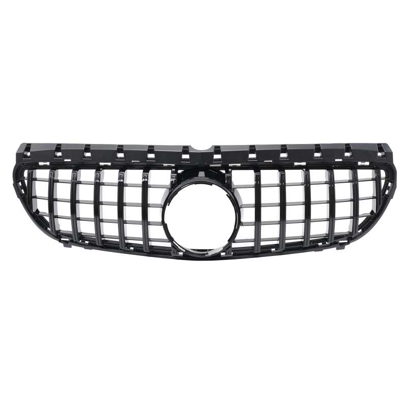 Kühlergrill glanz Schwarz GT Panamericana passend für Mercedes B-Klasse W246 W242 Facelift
