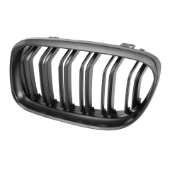 Nieren Grill matt Schwarz Doppelsteg passend für BMW 3er E90 E91 Facelift