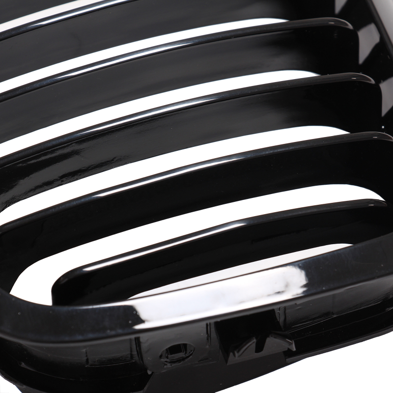Nieren Grill glanz Schwarz Einzelsteg passend für BMW 3er Coupe E46 Vorfacelift