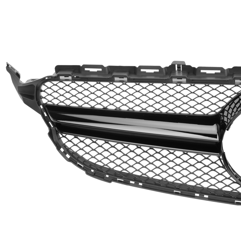 Kühlergrill glanz Schwarz AMG Look passend für Mercedes C-Klasse W205 S205 C205 A205 Vorfacelift