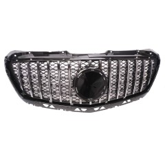 Kühlergrill Chrom GT Panamericana Grill Passend für Mercedes-Benz Sprinter W906 Facelift Bj. ab 08.2013 mit Netz