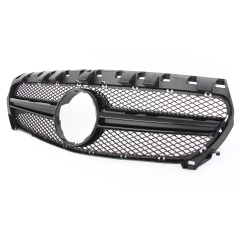 Kühlergrill glanz Schwarz AMG Look passend für Mercedes CLA C117 X117 Vorfacelift