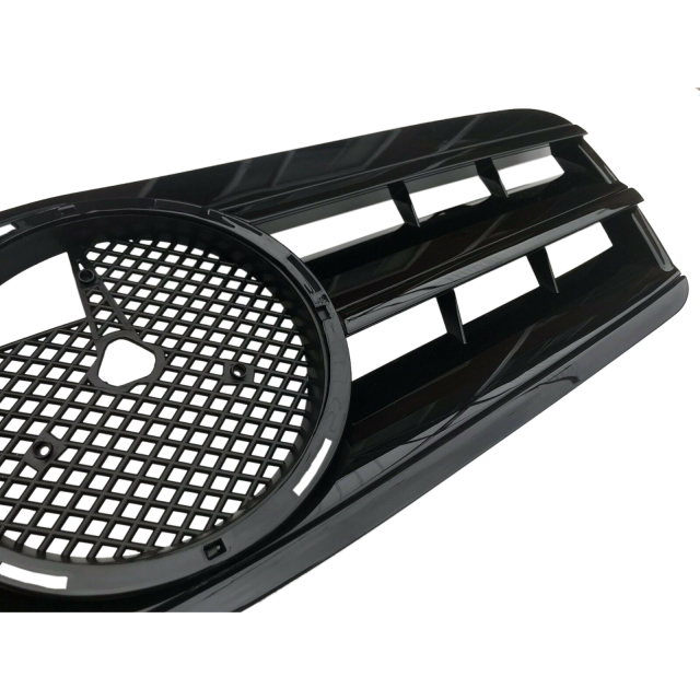 Kühlergrill glanz Schwarz AMG Look passend für Mercedes CLK C208 A208