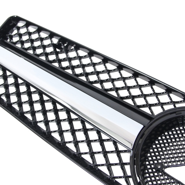 Kühlergrill glanz Schwarz Chrom AMG Look passend für Mercedes SL R129