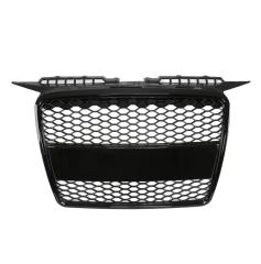 Passt für Audi A3 8P Waben Grill Kühlergrill Front Grill Schwarz Glanz bis 2008