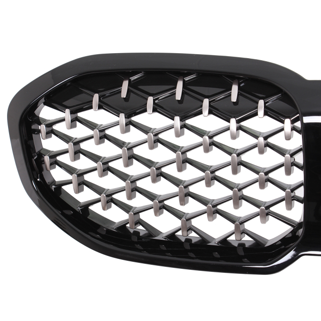 Nieren Grill Schwarz Chrom Mesh-Design passend für BMW 1er F40