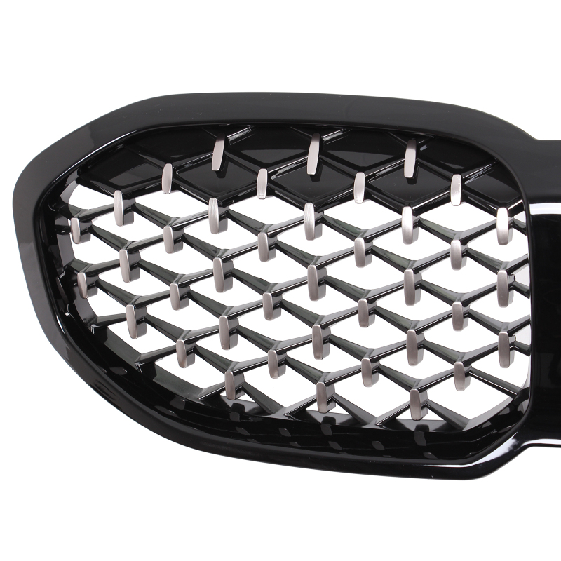 Nieren Grill Schwarz Chrom Mesh-Design passend für BMW 1er F40
