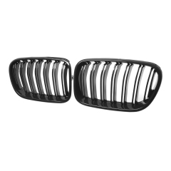 Nieren Grill glanz Schwarz Doppelsteg passend für BMW X3 F25 F26 Vorfacelift