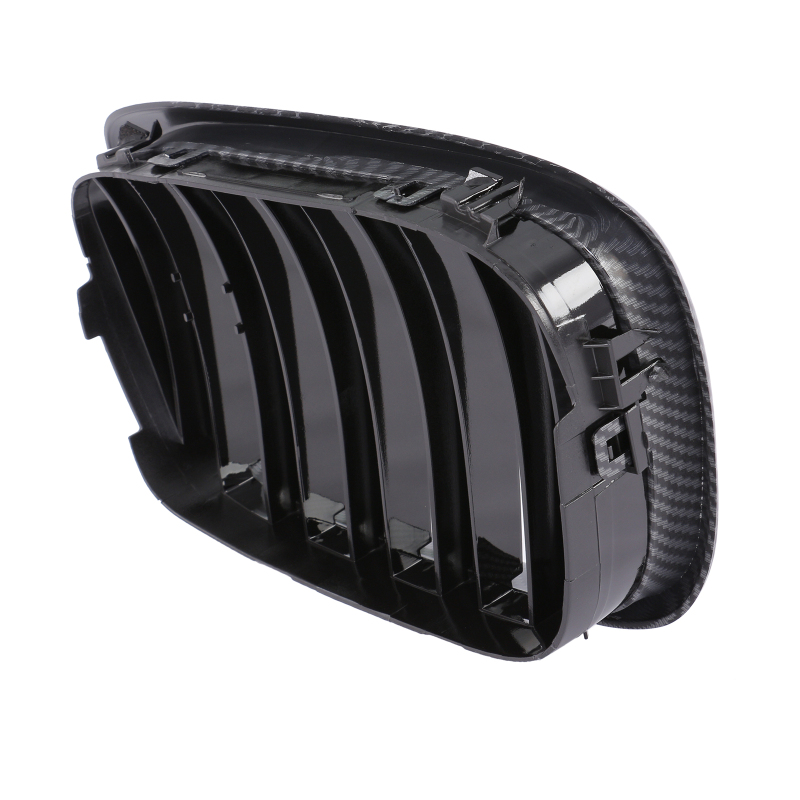 Nieren Grill Carbon Look Doppelsteg passend für BMW 5er E39