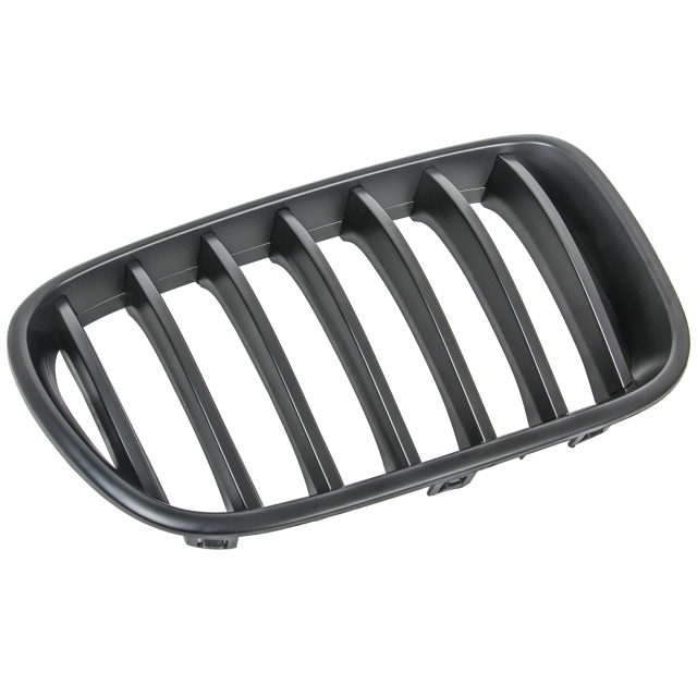 Nieren Grill matt Schwarz Einzelsteg passend für BMW X3 F25 F26 Vorfacelift